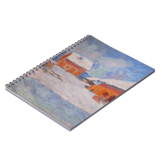 Claude Monet - Noorwegen, Rode Huizen in Bjornegaa Notitieboek (Linkerzijde)