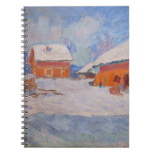 Claude Monet - Noorwegen, Rode Huizen in Bjornegaa Notitieboek