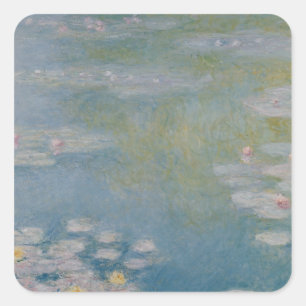 Claude Monet Nympheas at Giverny, 1908 Vierkante Sticker