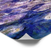 Claude Monet - Nympheas bij Giverny Poster (Hoek)