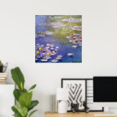 Claude Monet - Nympheas bij Giverny Poster (Thuiskantoor)