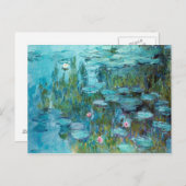 Claude Monet Nympheas Water Lilies Flowers Pond Briefkaart (Voorkant / Achterkant)