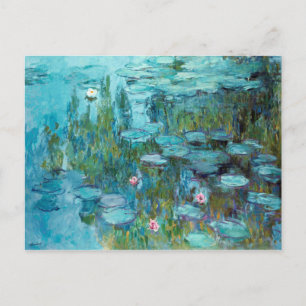 Claude Monet Nympheas Water Lilies Flowers Pond Briefkaart