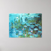 Claude Monet Nympheas Water Lilies Flowers Pond Canvas Afdruk (Voorkant)