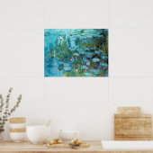Claude Monet Nympheas Water Lilies Flowers Pond Poster (Keuken)