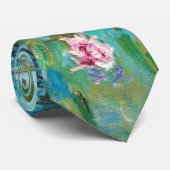 Claude Monet Nympheas Water Lilies Flowers Pond Stropdas (Opgerold)