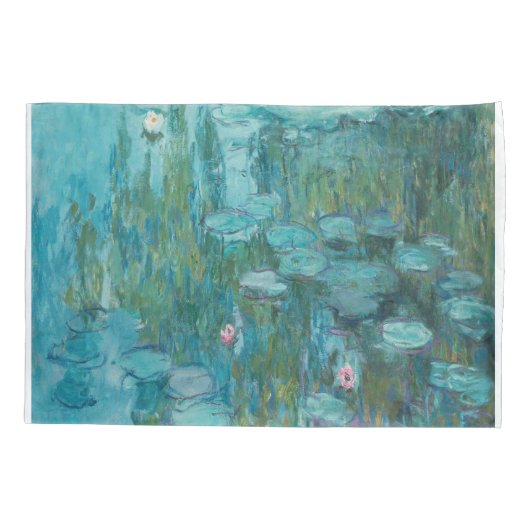Claude Monet - Nympheas - Water Lilies Painting Kussensloop (Achterkant)
