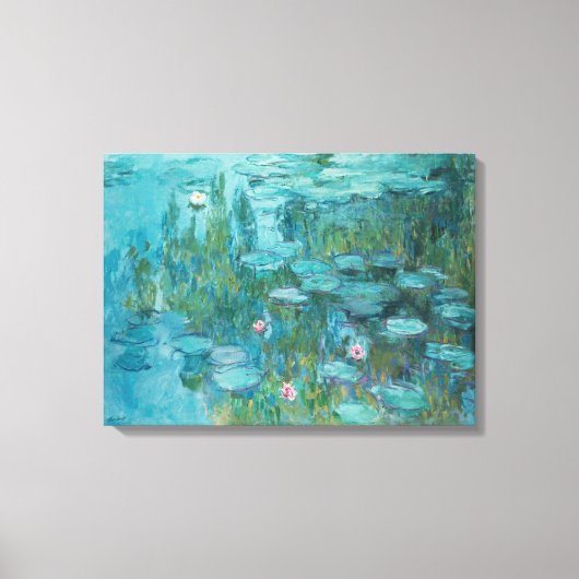 Claude Monet – Nymphéas – Water Lilies – Seerosen Canvas Afdruk (Voorkant)