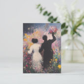 Claude Monet olieverfschilderij Briefkaart (Staand voorkant)
