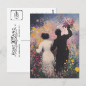 Claude Monet olieverfschilderij Briefkaart (Voorkant / Achterkant)