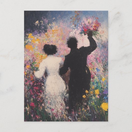 Claude Monet olieverfschilderij Briefkaart (Voorkant)