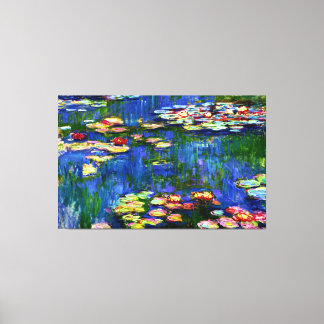 Claude Monet Olieverfschilderij Waterlelies / Nymp Canvas Afdruk