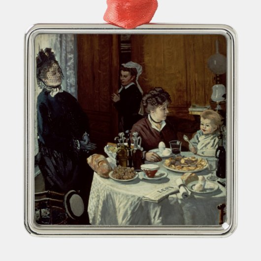 Claude Monet | Ontbijt Metalen Ornament (Voorkant)