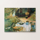 Claude Monet - Ontbijtende puzzel Legpuzzel (Horizontaal)
