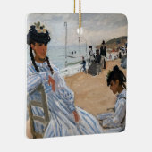 Claude Monet - Op het strand in Trouville Keramisch Ornament (Rechts)