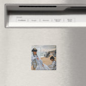 Claude Monet - Op het strand in Trouville Magneet (Insitu (Vaatwasser))