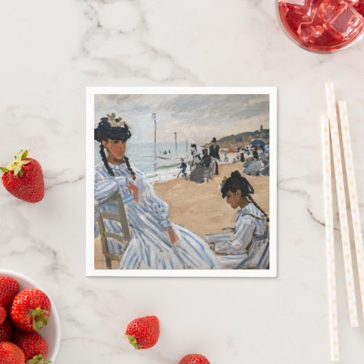 Claude Monet - Op het strand in Trouville Servet (Insitu)