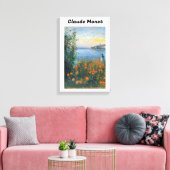 Claude Monet opgespannen canvasprint Canvas Afdruk (Insitu (Woonkamer))