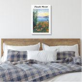 Claude Monet opgespannen canvasprint Canvas Afdruk (Insitu (Slaapkamer))