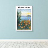Claude Monet opgespannen canvasprint Canvas Afdruk (Insitu (Houten vloer))