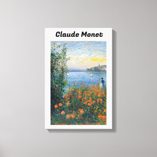 Claude Monet opgespannen canvasprint Canvas Afdruk (Voorkant)