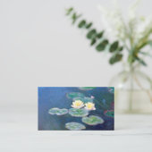 Claude Monet - Original Water Lilies Gedetailleerd Visitekaartje (Staand voorkant)