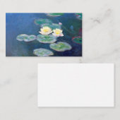 Claude Monet - Original Water Lilies Gedetailleerd Visitekaartje (Voorkant / Achterkant)