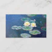 Claude Monet - Original Water Lilies Gedetailleerd Visitekaartje (Voorkant)