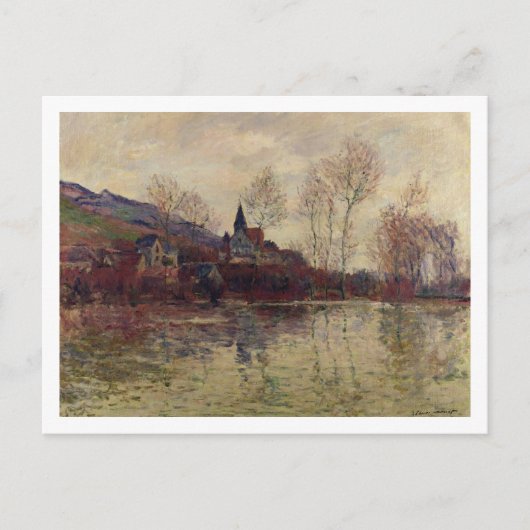 Claude Monet | Overstromingen in Giverny Briefkaart (Voorkant)