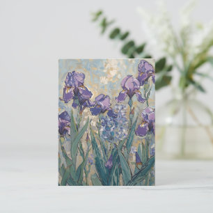 Claude Monet - Paarse Irissen / Iris Mauves Briefkaart