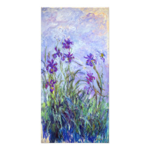 Claude Monet - Paarse Irissen / Iris Mauves Foto Afdruk