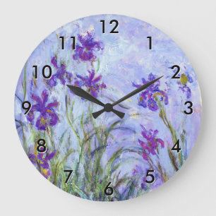 Claude Monet - Paarse Irissen / Iris Mauves Grote Klok