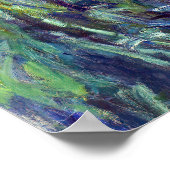 Claude Monet - Paarse Irissen / Iris Mauves Poster (Hoek)