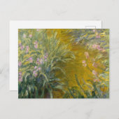 Claude Monet | Pad door de Irises Briefkaart (Voorkant / Achterkant)