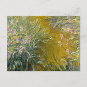 Claude Monet   Pad door de Irises Briefkaart
