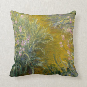 Claude Monet Pad door de Irises Kussen