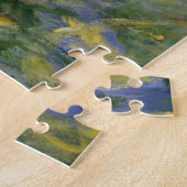 Claude Monet | Pad door de Irises Legpuzzel (Zijkant)