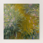 Claude Monet | Pad door de Irises Legpuzzel (Horizontaal)