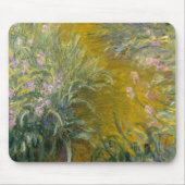 Claude Monet | Pad door de Irises Muismat (Voorkant)