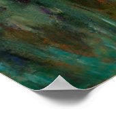 Claude Monet | Pad door de Irises Poster (Hoek)