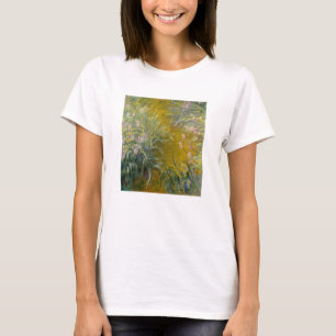 Claude Monet   Pad door de Irises T-shirt