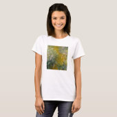 Claude Monet | Pad door de Irises T-shirt (Voorkant volledig)