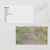 Claude Monet | Pad in de schaduw Visitekaartje (Voorkant / Achterkant)