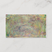 Claude Monet | Pad in de schaduw Visitekaartje (Achterkant)