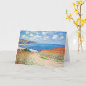 Claude Monet - Pad in de tarwevelden bij Pourville Kaart (Gele Bloem)