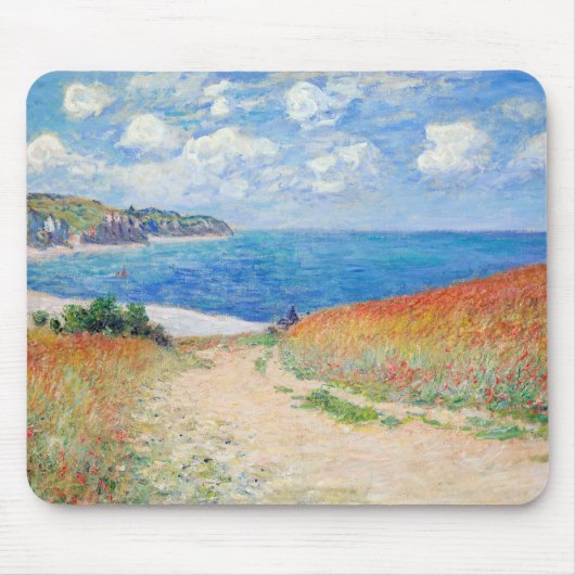 Claude Monet - Pad in de tarwevelden bij Pourville Muismat (Voorkant)