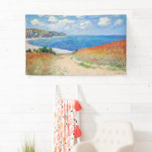 Claude Monet - Pad in de tarwevelden bij Pourville Spandoek (Insitu)