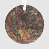 Claude Monet | Pad in de tuin te Giverny Ornament (achterkant)