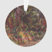 Claude Monet | Pad in de tuin te Giverny Ornament (voorkant)