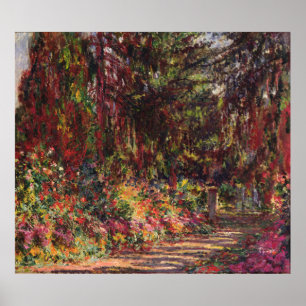 Claude Monet   Pad in de tuin te Giverny Poster